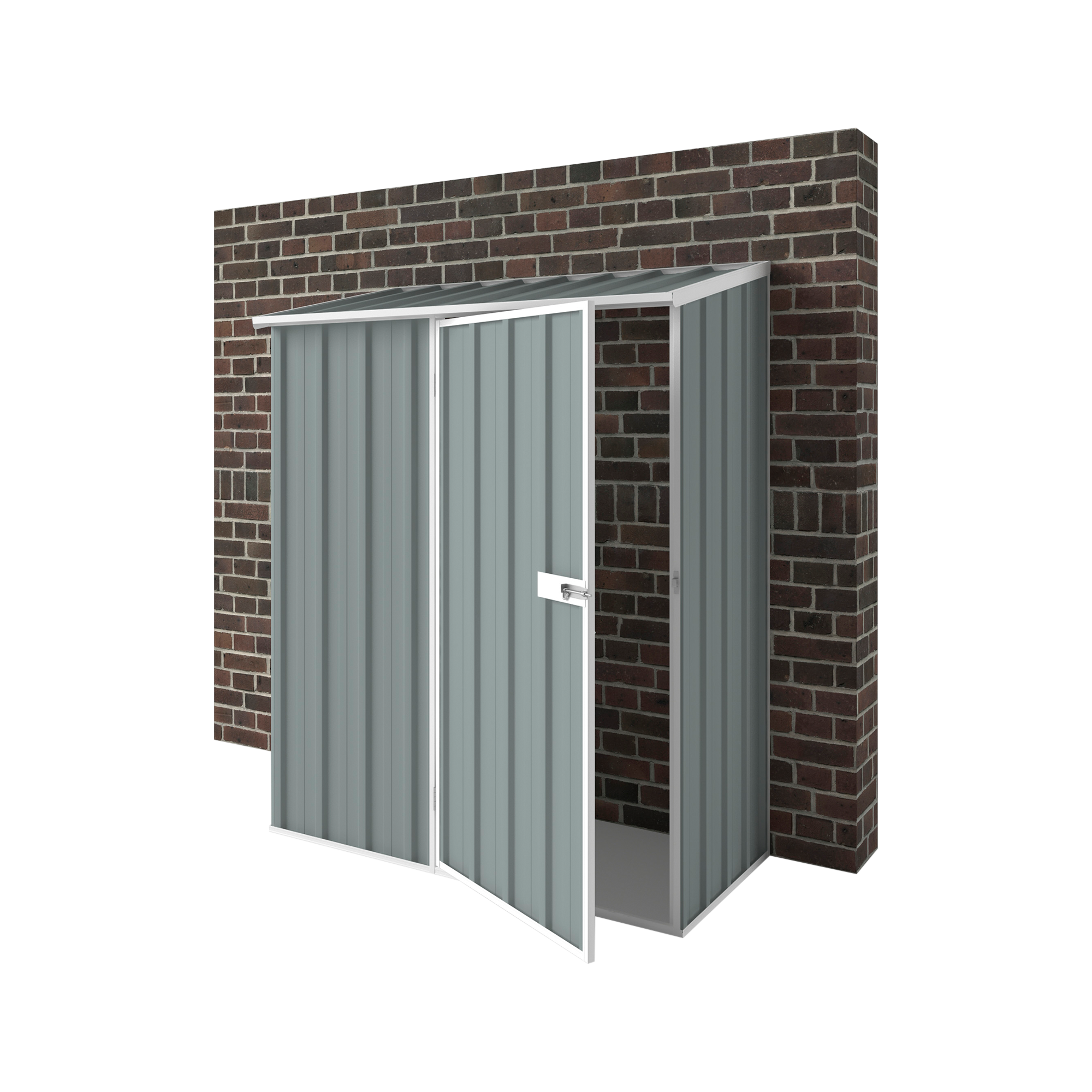 1.5m x 0.78m Off The Wall Garden Shed