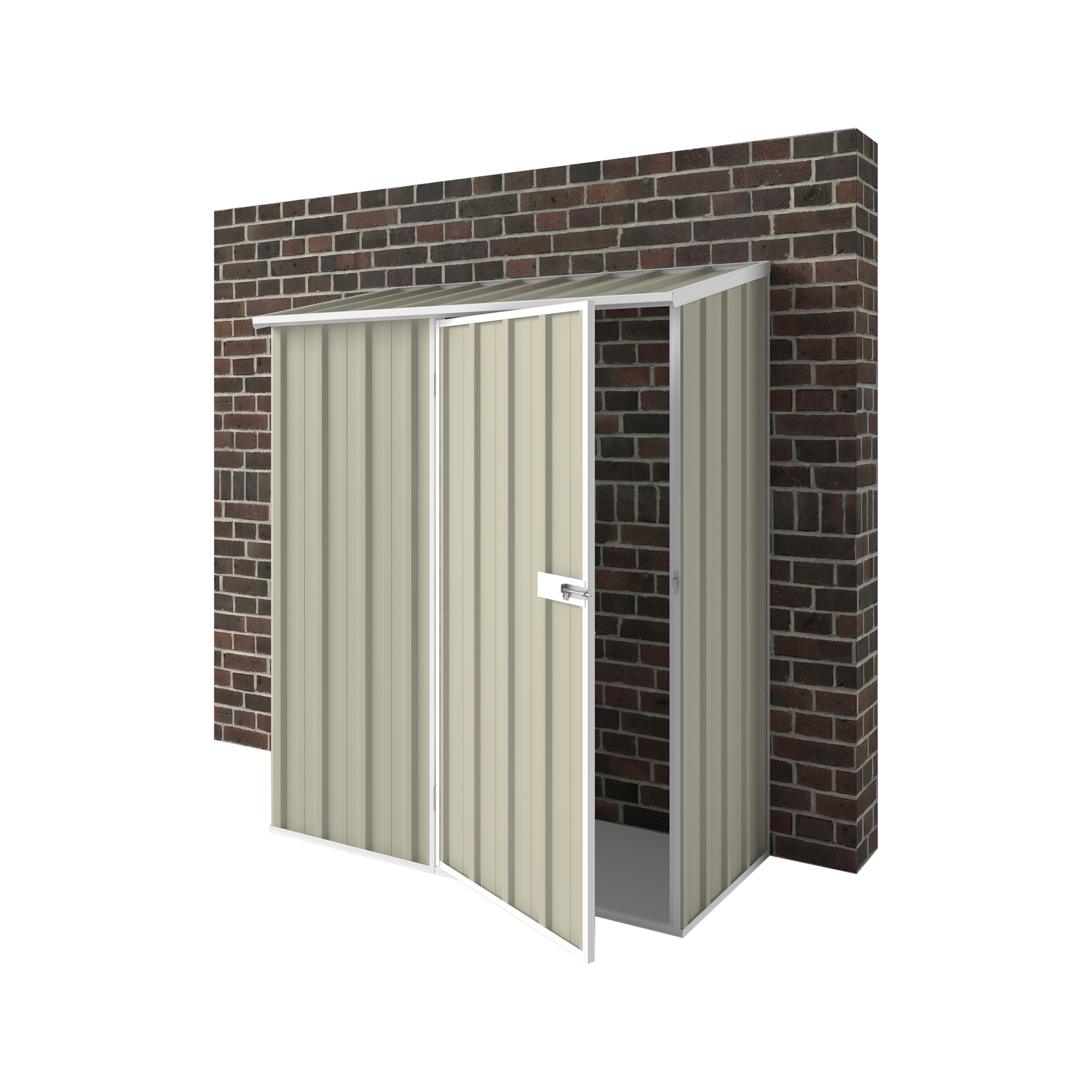 1.5m x 0.78m Off The Wall Garden Shed