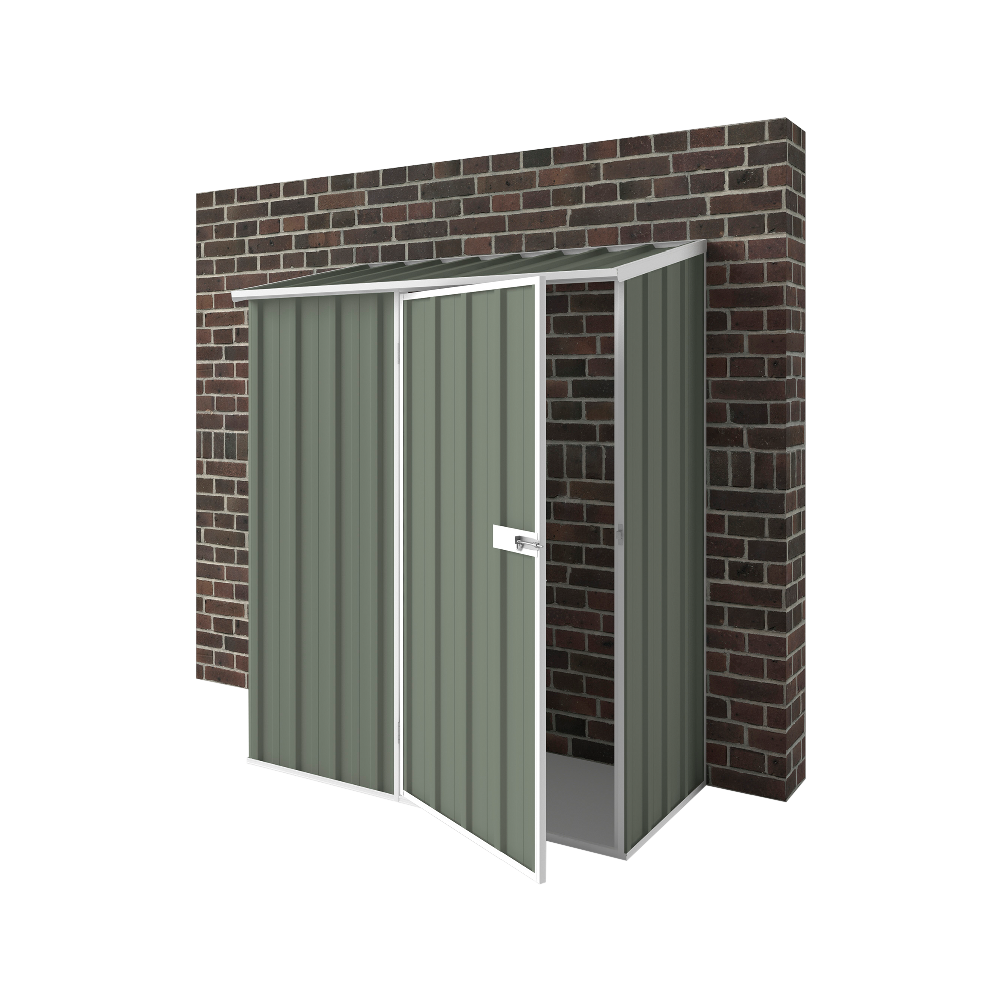 1.5m x 0.78m Off The Wall Garden Shed