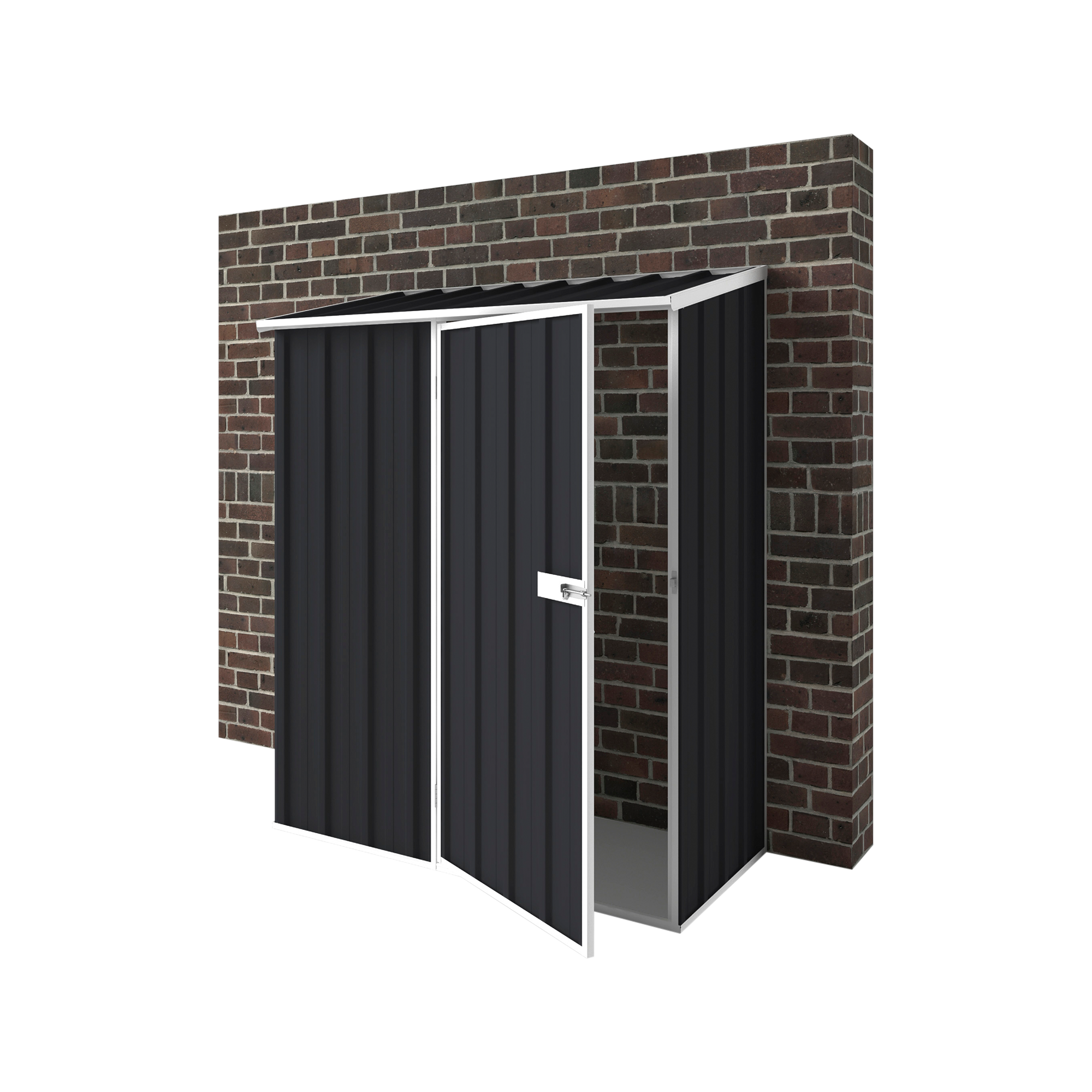 1.5m x 0.78m Off The Wall Garden Shed