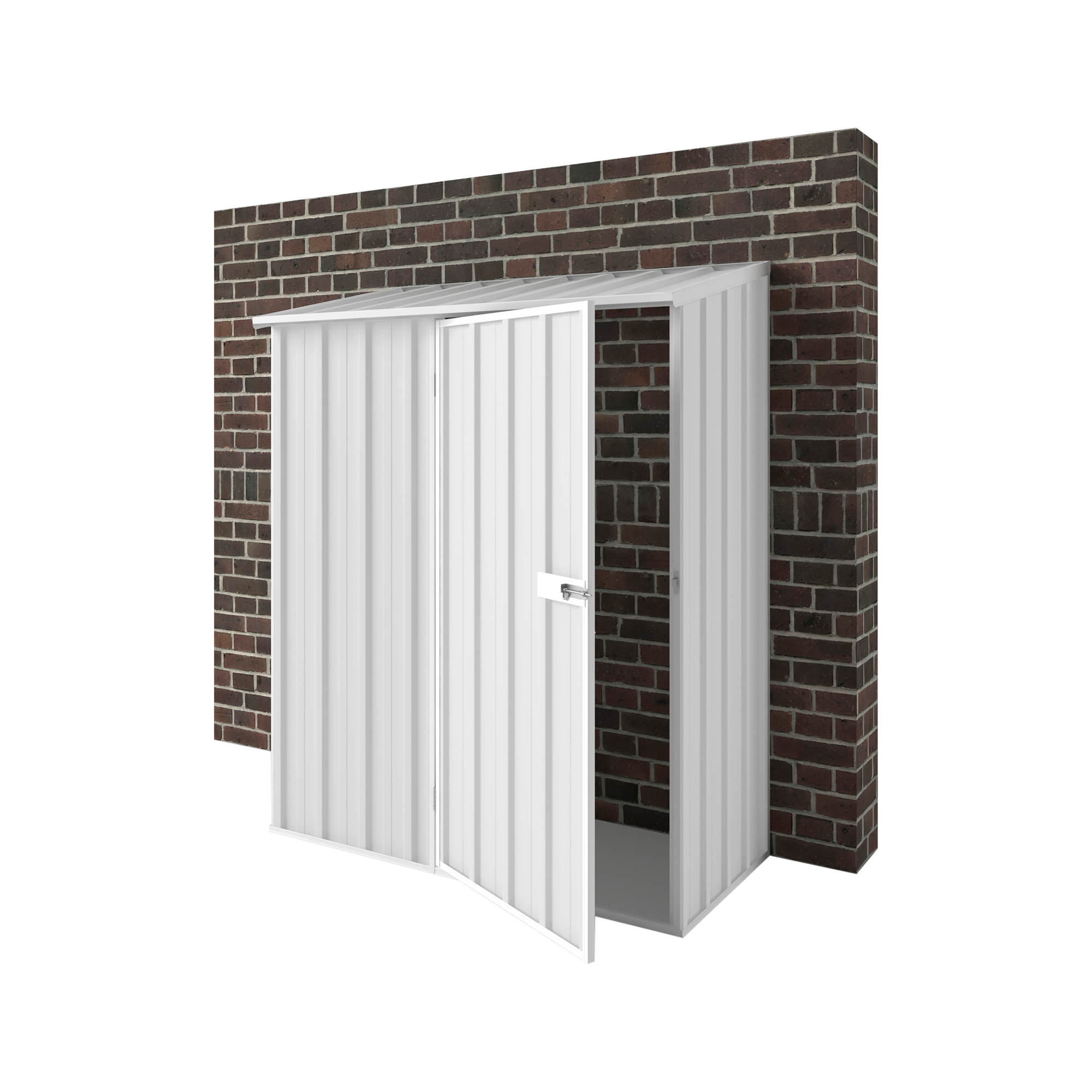 1.5m x 0.78m Off The Wall Garden Shed