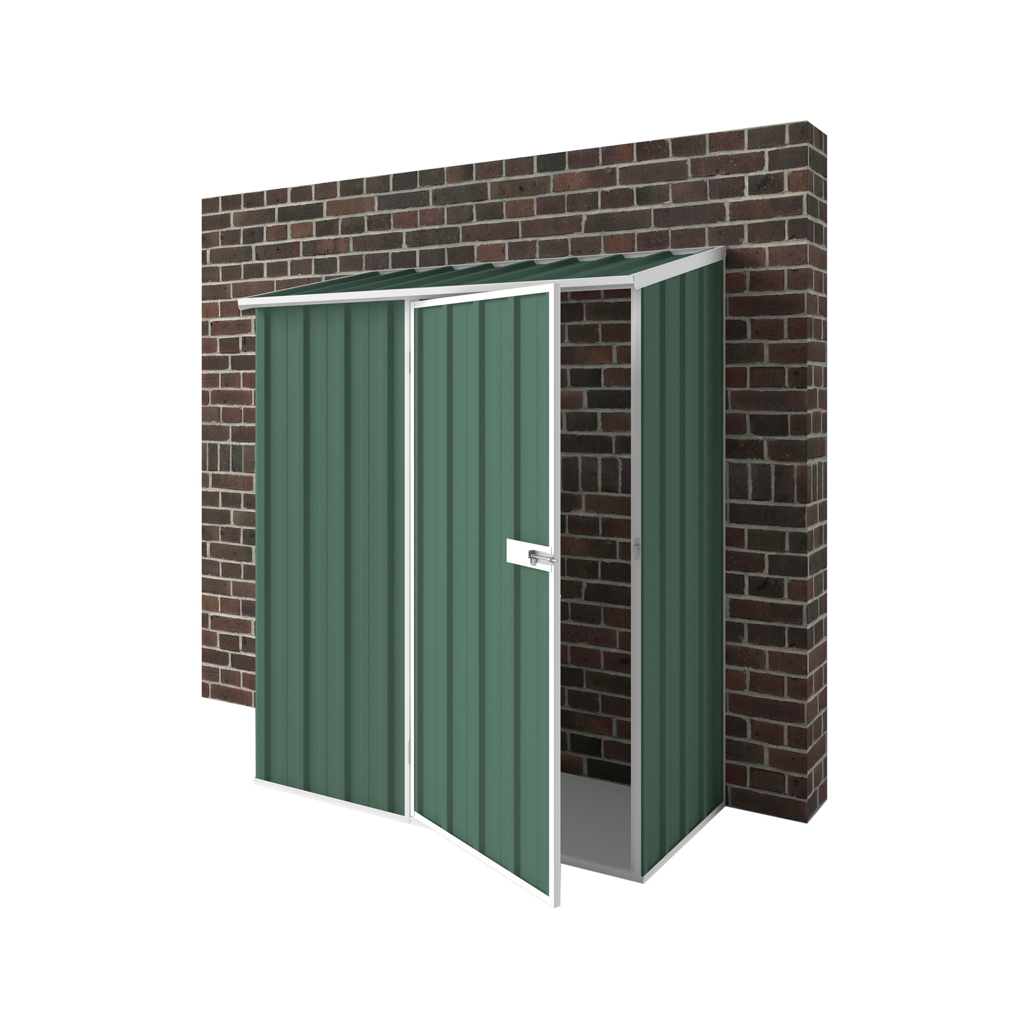 1.5m x 0.78m Off The Wall Garden Shed