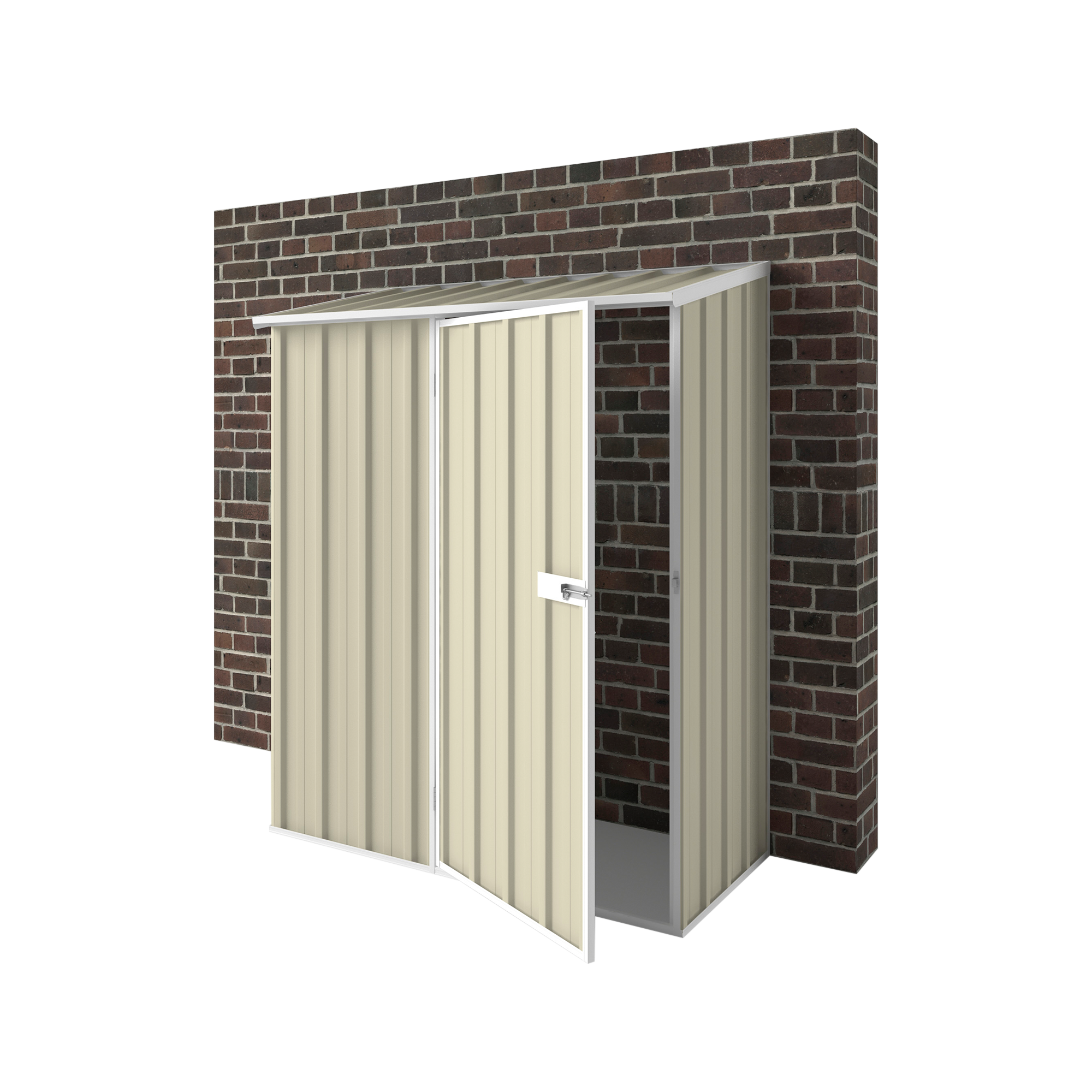 1.5m x 0.78m Off The Wall Garden Shed