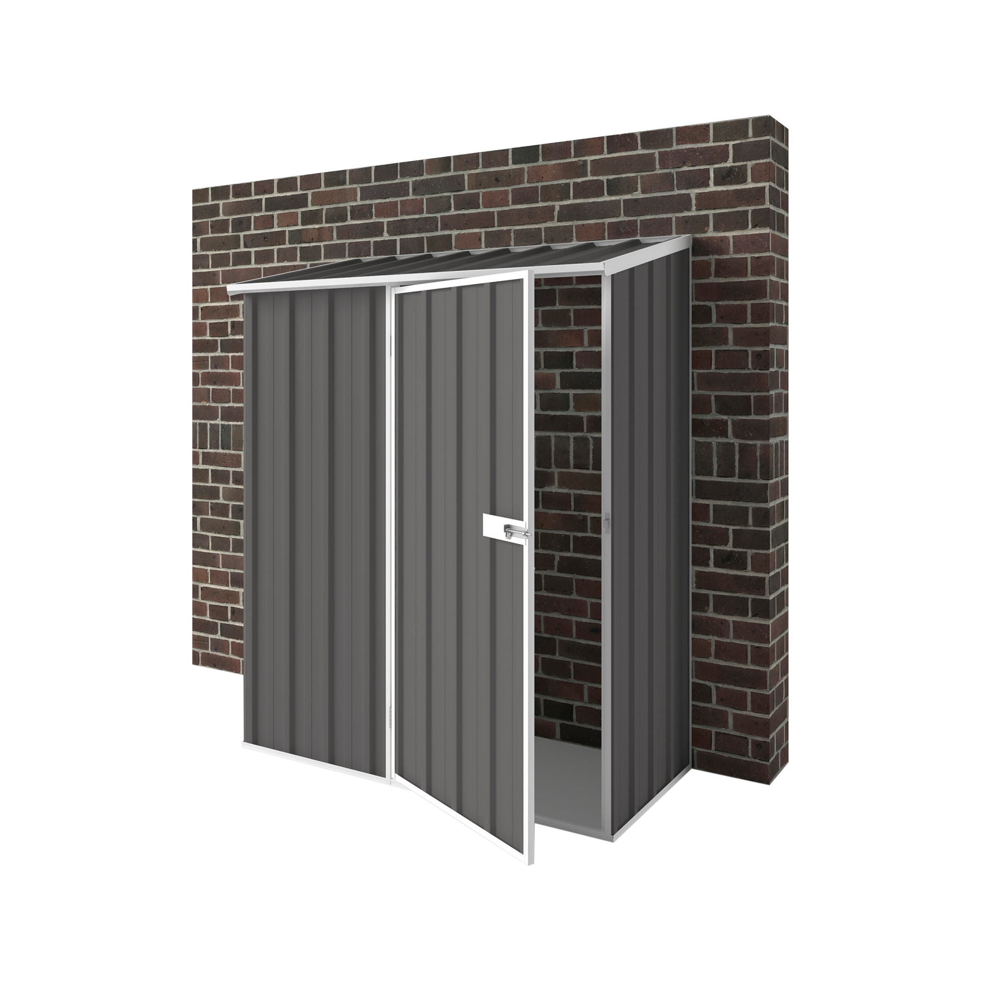 1.5m x 0.78m Off The Wall Garden Shed