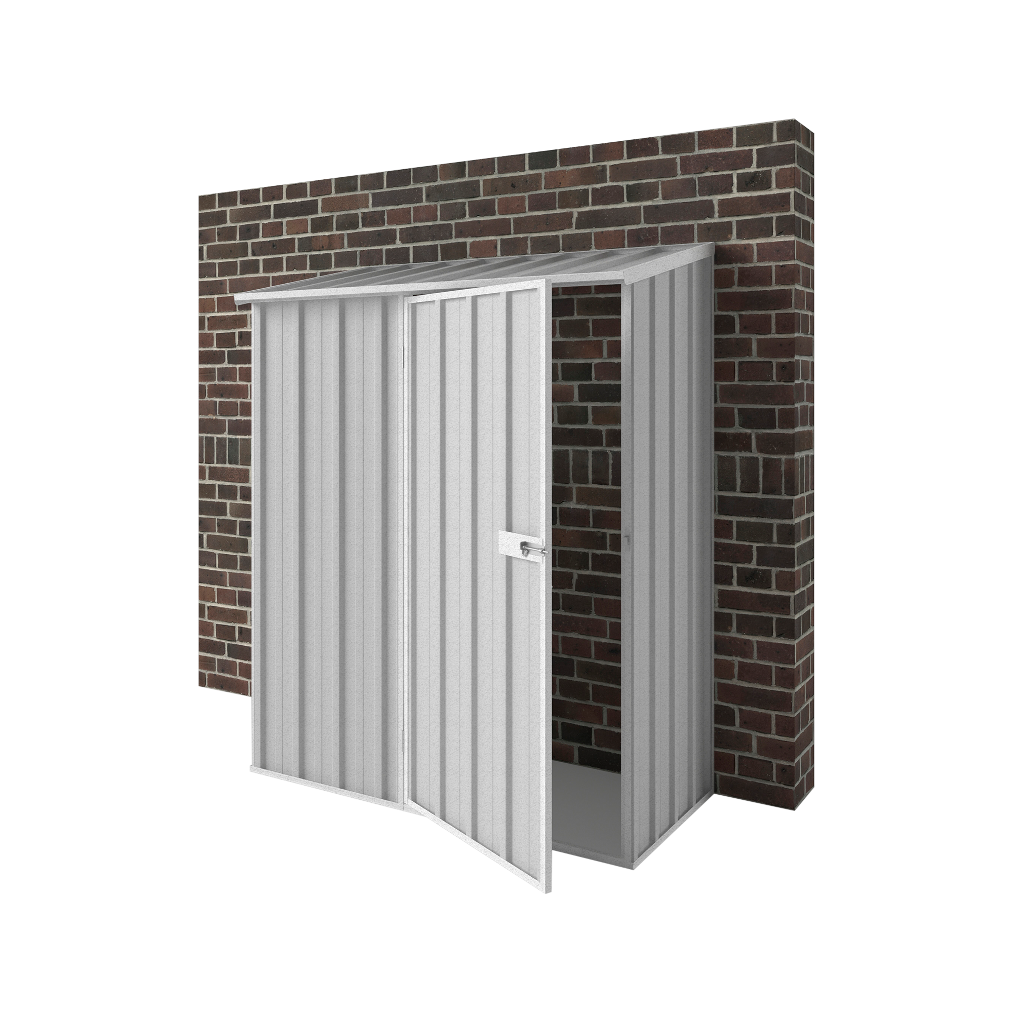 1.5m x 0.78m Off The Wall Garden Shed