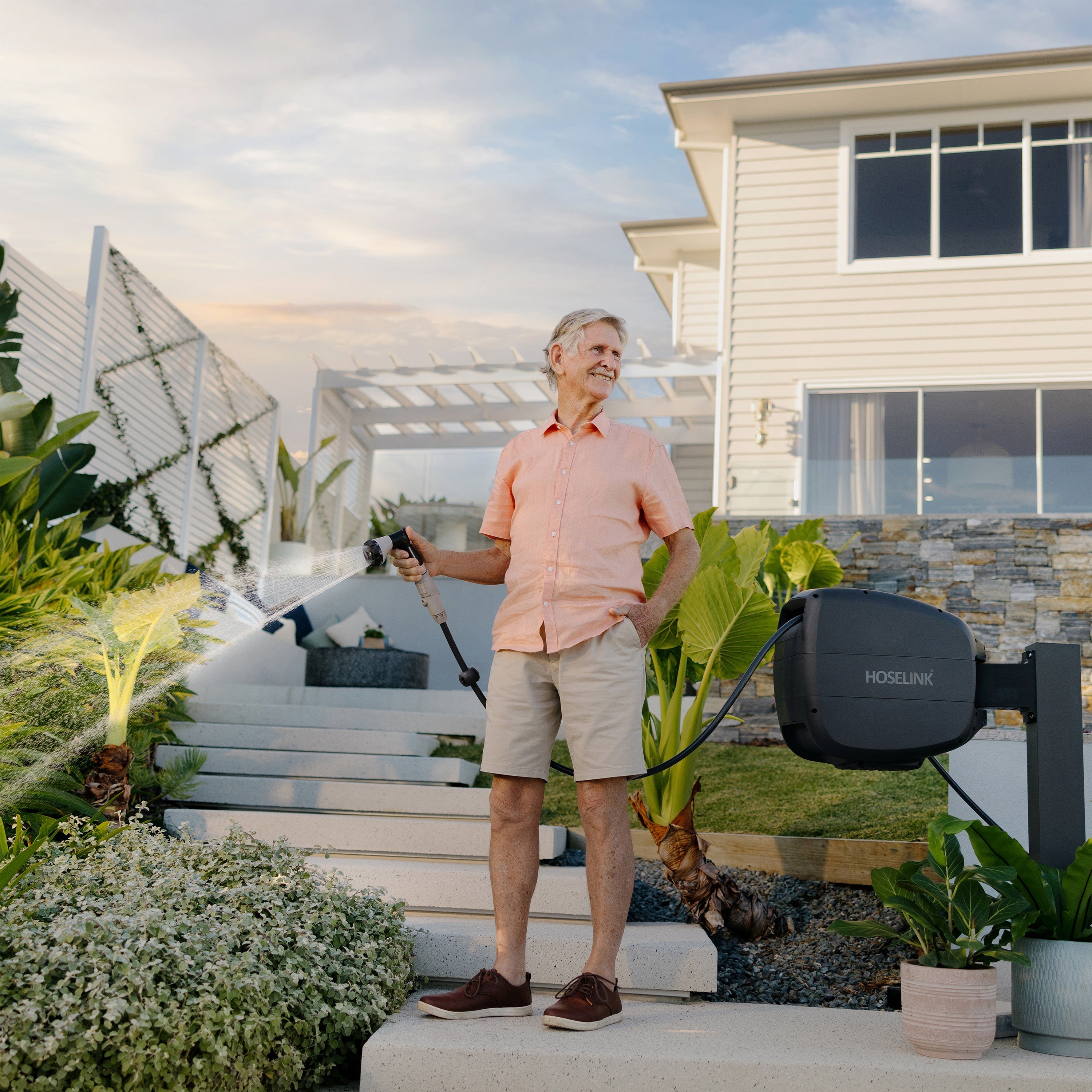 Evolve™ Retractable Hose Reel | Charcoal