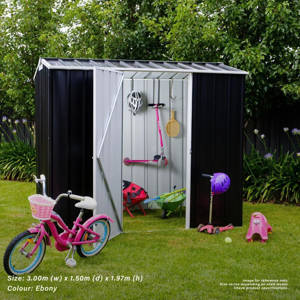 1.5m x 1.5m Gable Roof Garden Shed