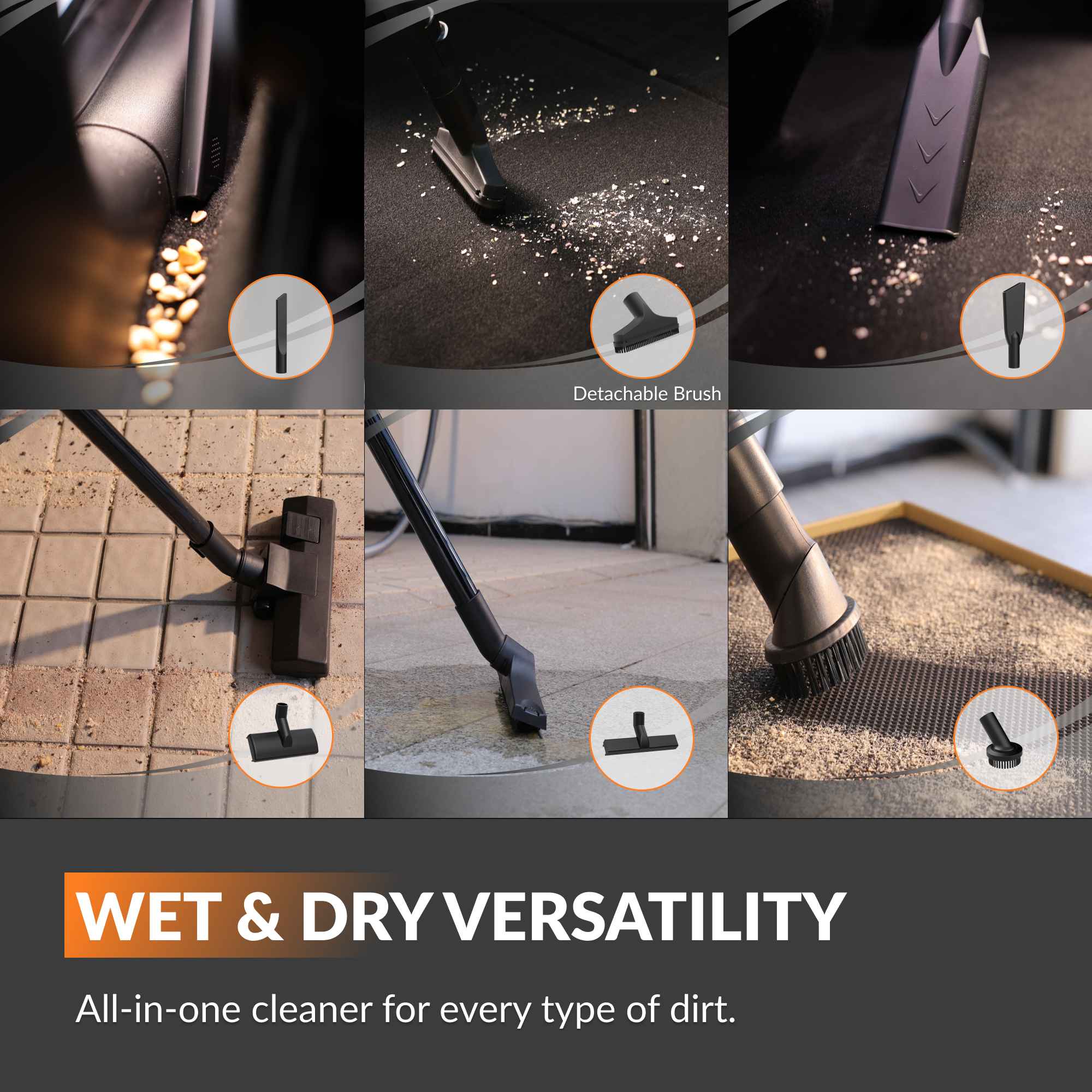 Grandstorm Retractable Vacuum Cleaner