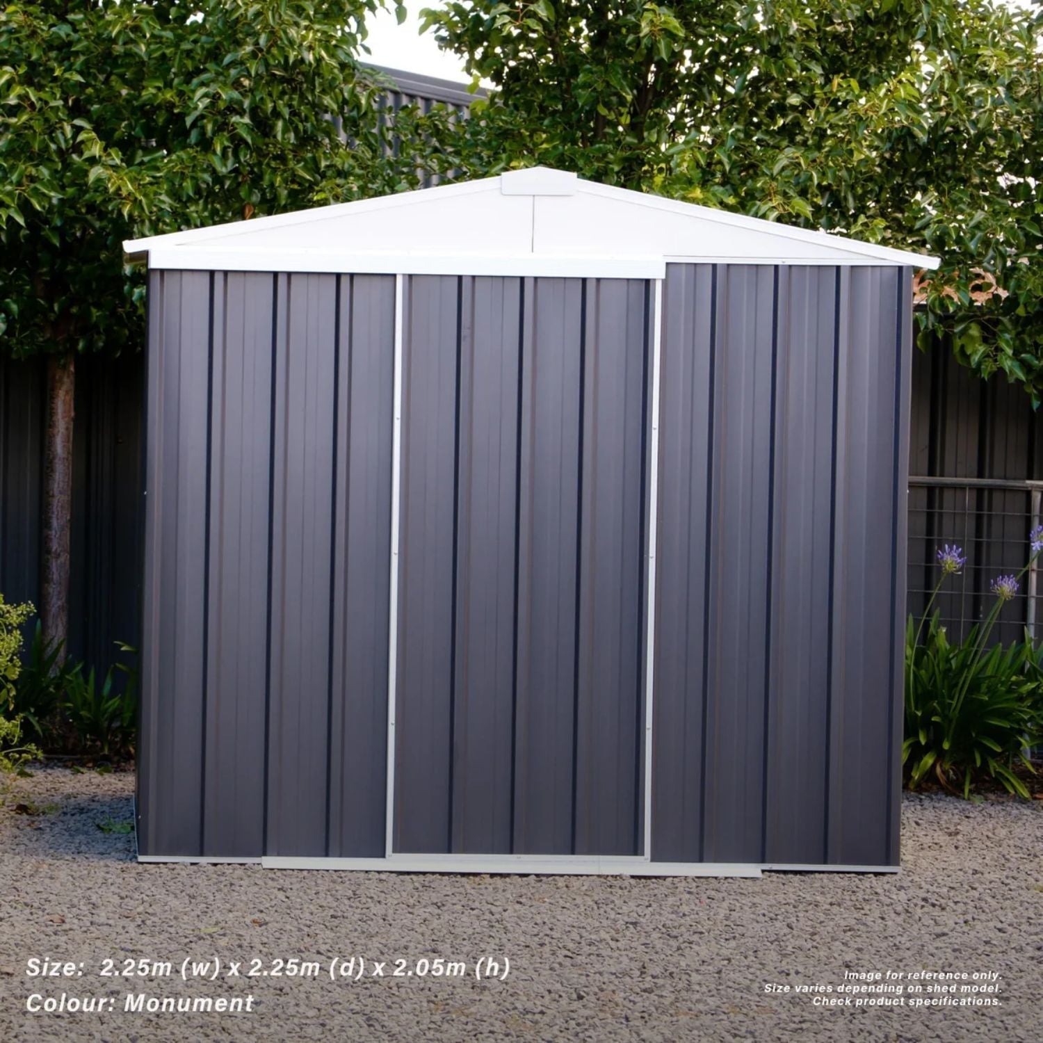 1.5m x 1.5m Gable Slider Garden Shed