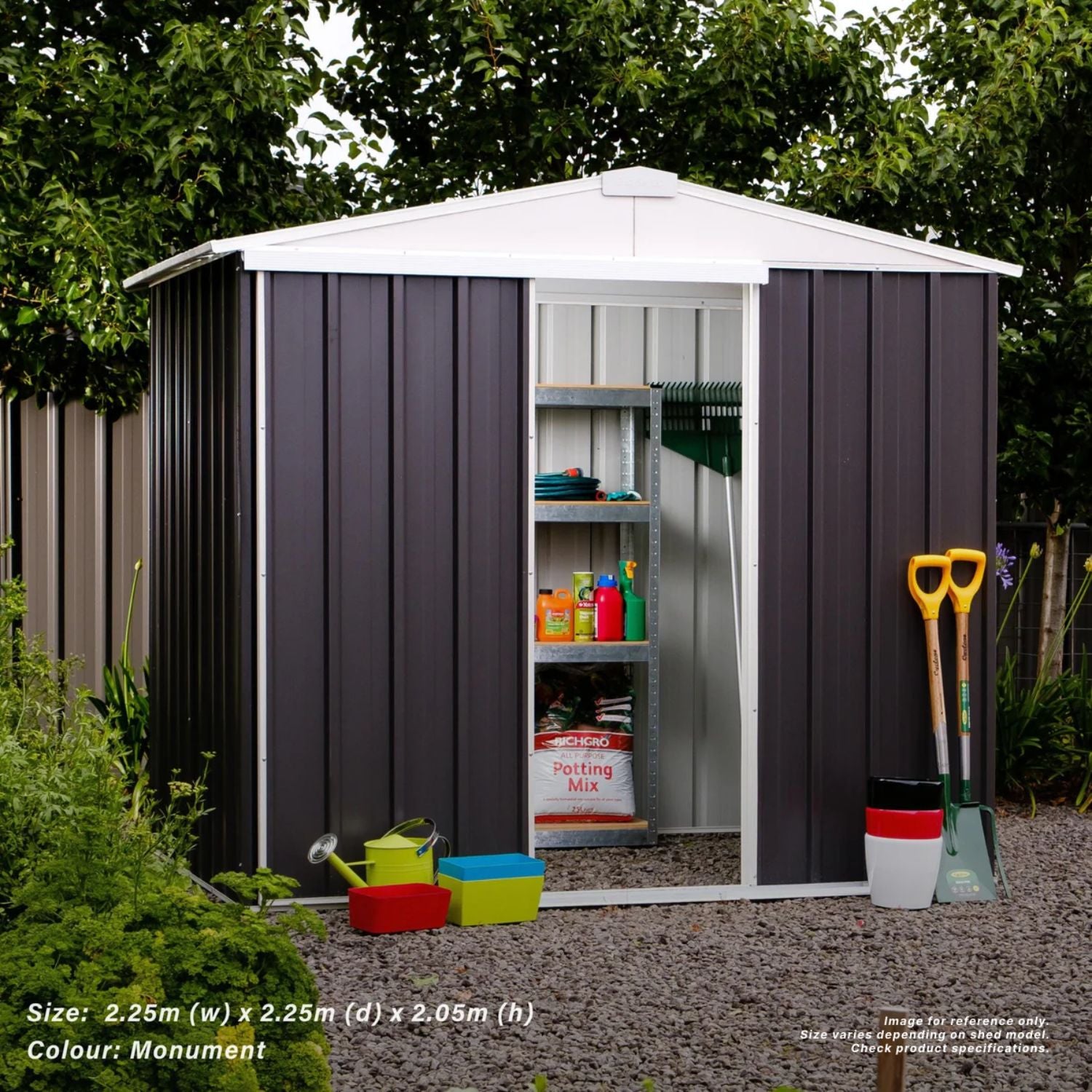 3m x 1.5m Gable Slider Garden Shed