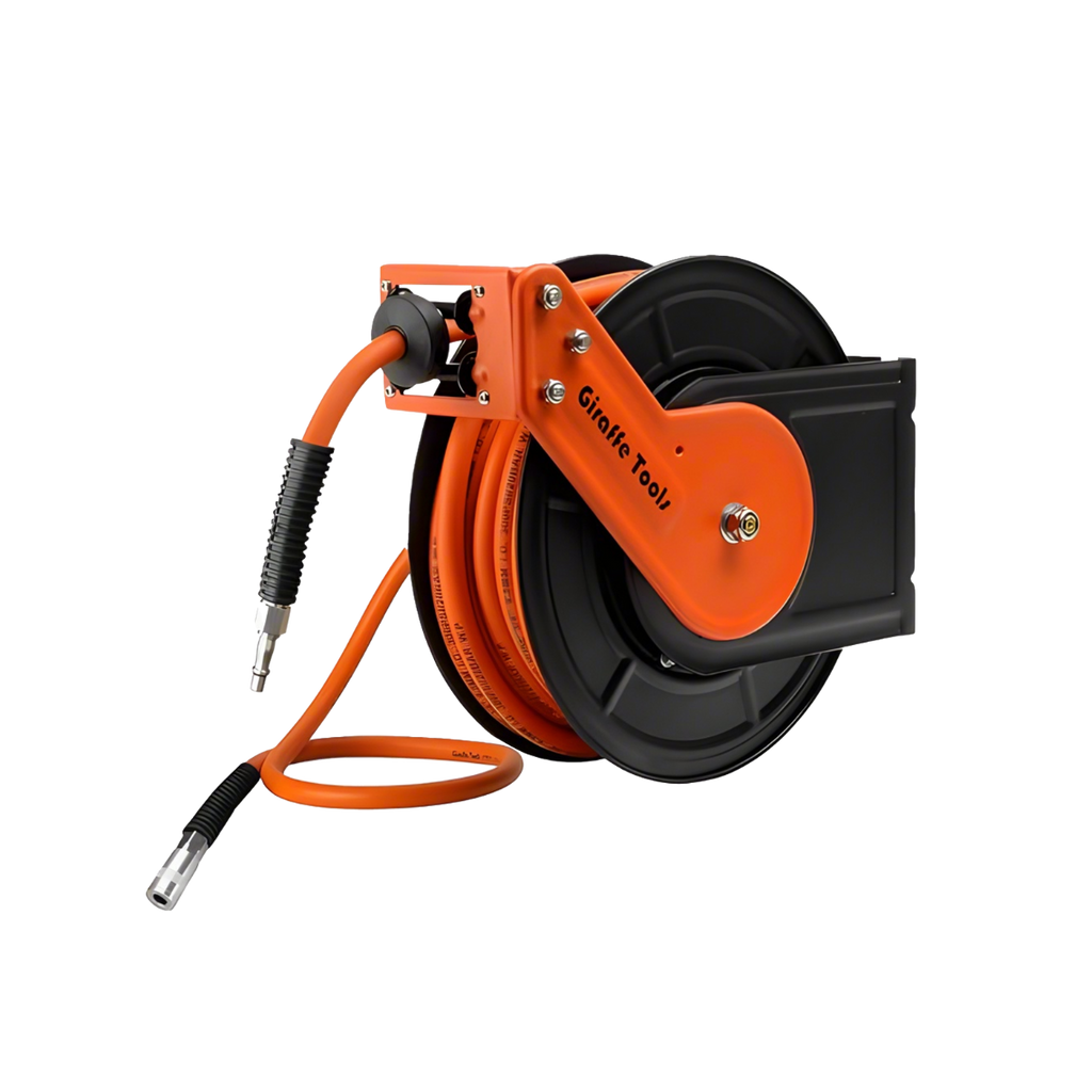Retractable Air Hose Reel-Alloy Steel-3/8in-15m