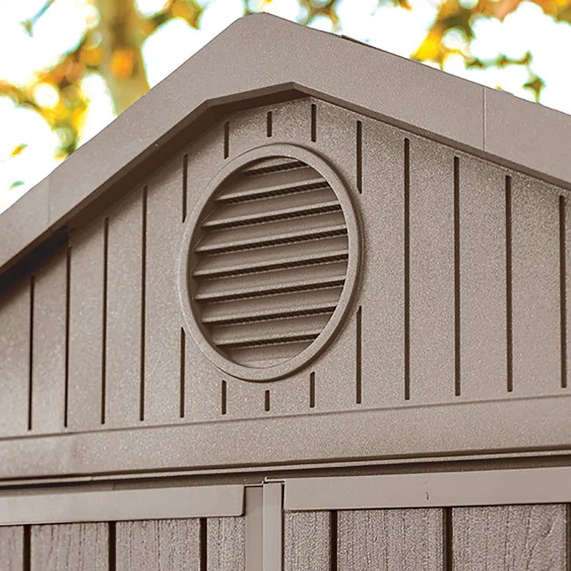 6 Ft. W X 4 Ft. D Double Door Apex Outdoor Garden Shed