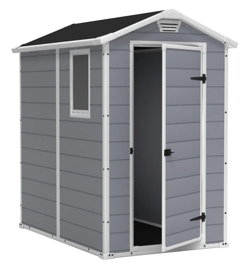 4 Ft. W X 6 Ft. D Apex Outdoor Garden Shed