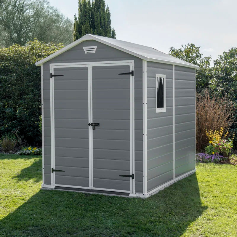 6 Ft. W X 8 Ft. D Apex Outdoor Garden Shed