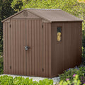 6 Ft. W X 8 Ft. D Apex Outdoor Garden Shed