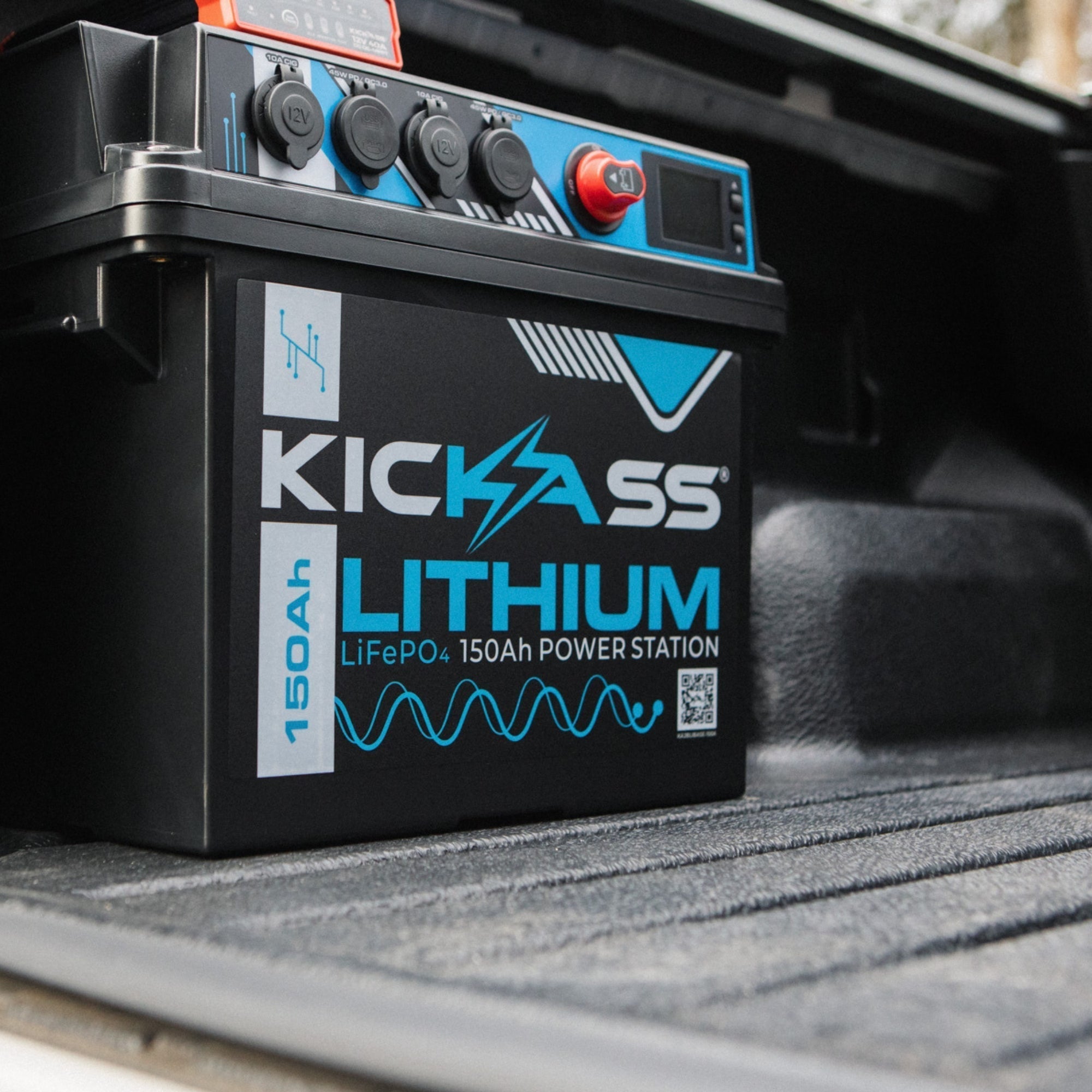 KickAss 150Ah Lithium Power Station with 40A DCDC Charger