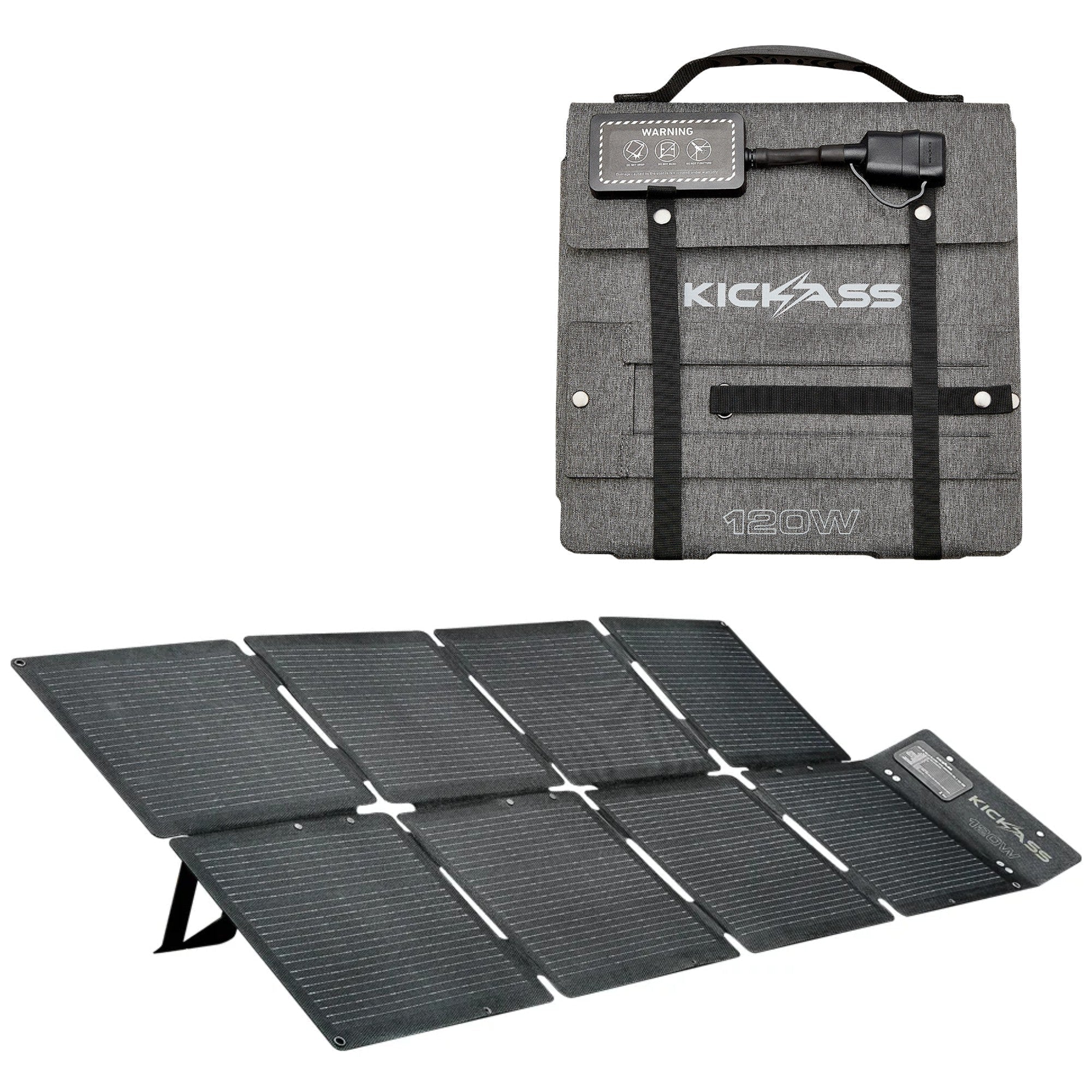KickAss KickCharge 1200 MKII + 120W Solar Generator Kit
